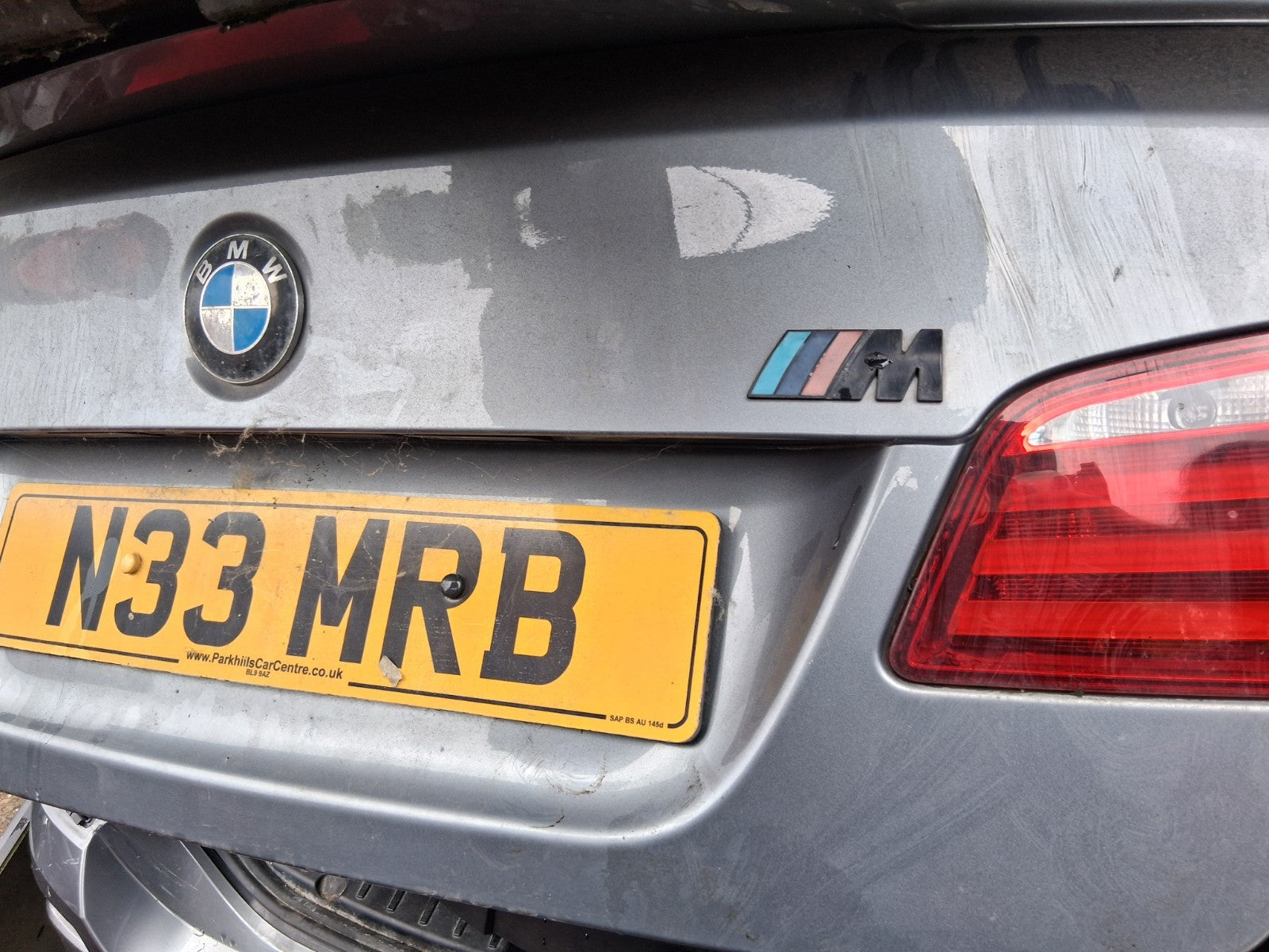 2010 BMW 5 SERIES F10 M SPORT BARE TAILGATE BOOTLID SPACE GREY METALLIC A52
