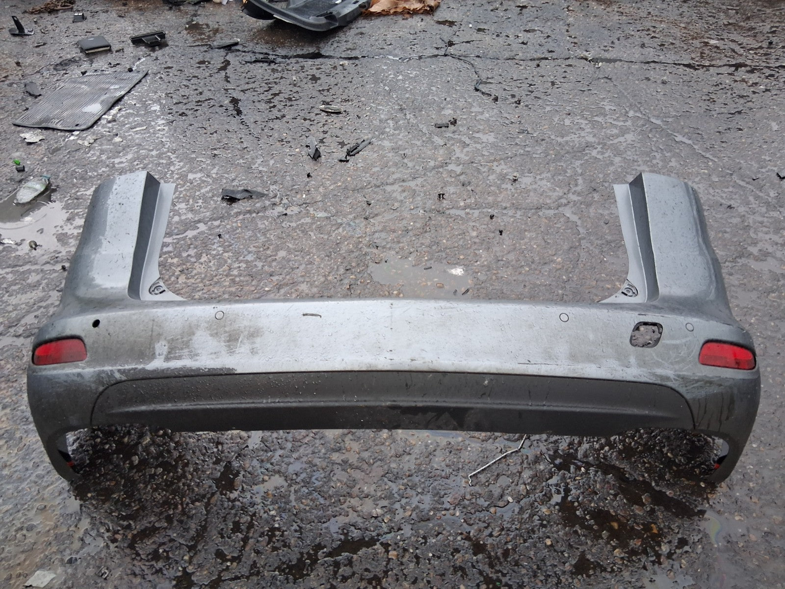 2017 VAUXHALL ZAFIRA C TOURER COMPLETE REAR BUMPER WITH PDC SENSORS GREY