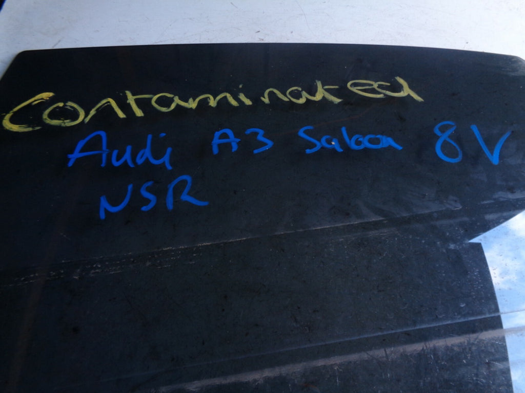AUDI A3 8V RHD NSR PASSENGER SIDE REAR DOOR WINDOW GLASS