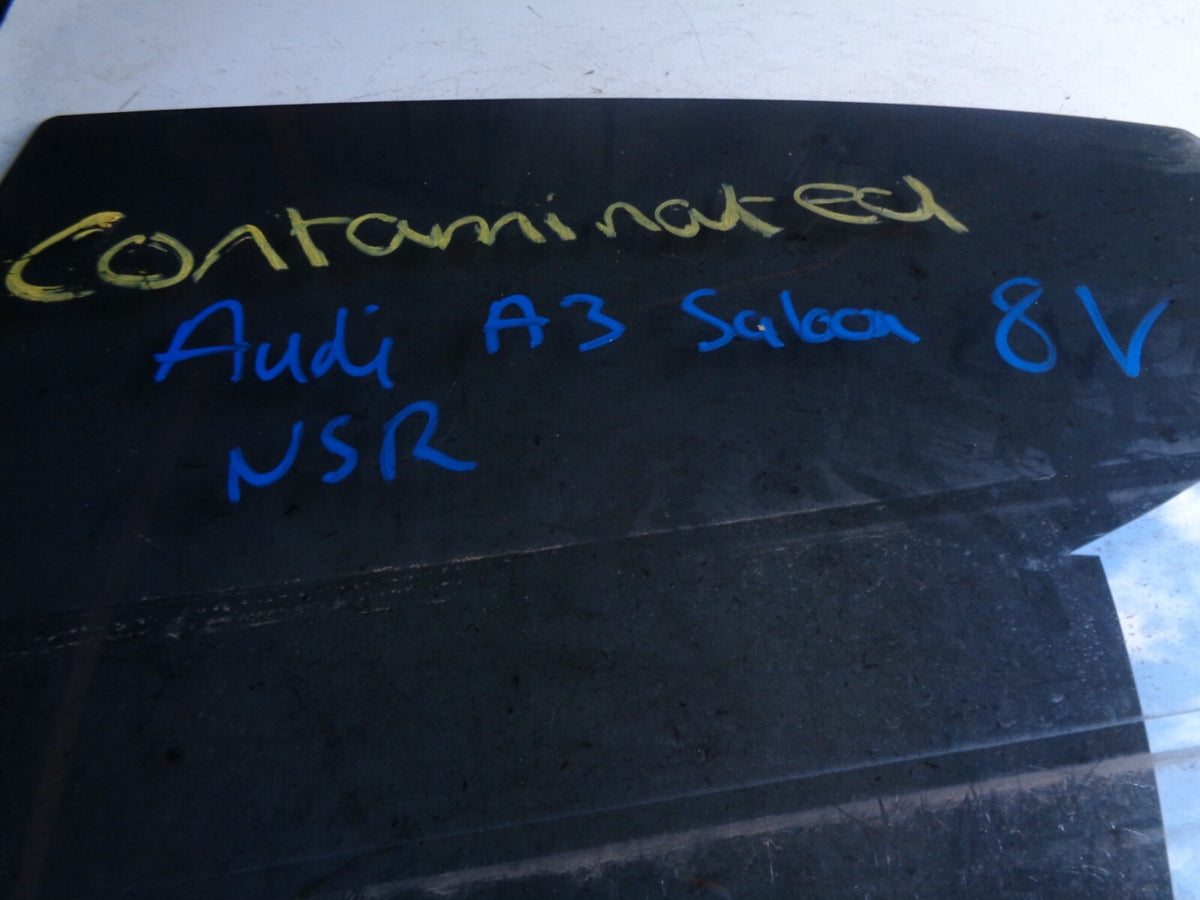 AUDI A3 8V RHD NSR PASSENGER SIDE REAR DOOR WINDOW GLASS