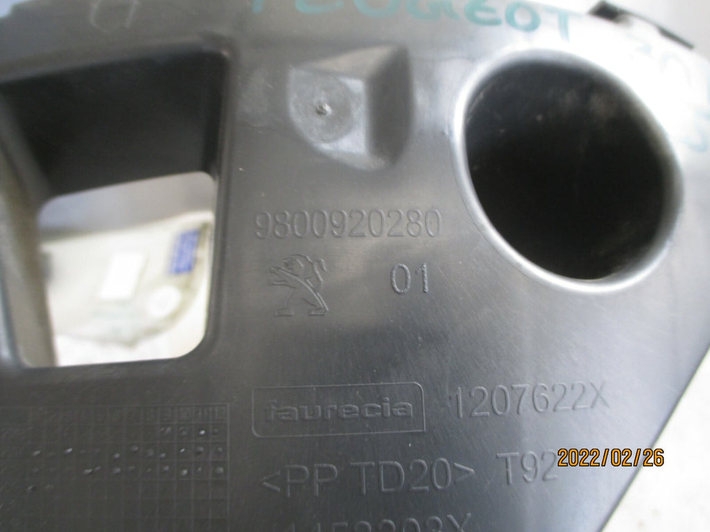 PEUGEOT 308 2013-2021 ESTATE NSR REAR PASSENGER SIDE BUMPER HOLDER 9800920280