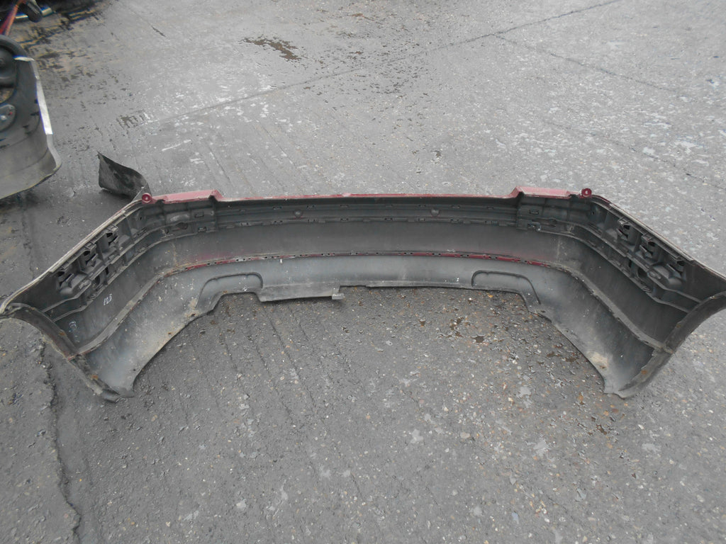 VOLKSWAGEN VW PASSAT SALOON 3B B5 2001 REAR PLASTIC BUMPER BURGUNDY RED
