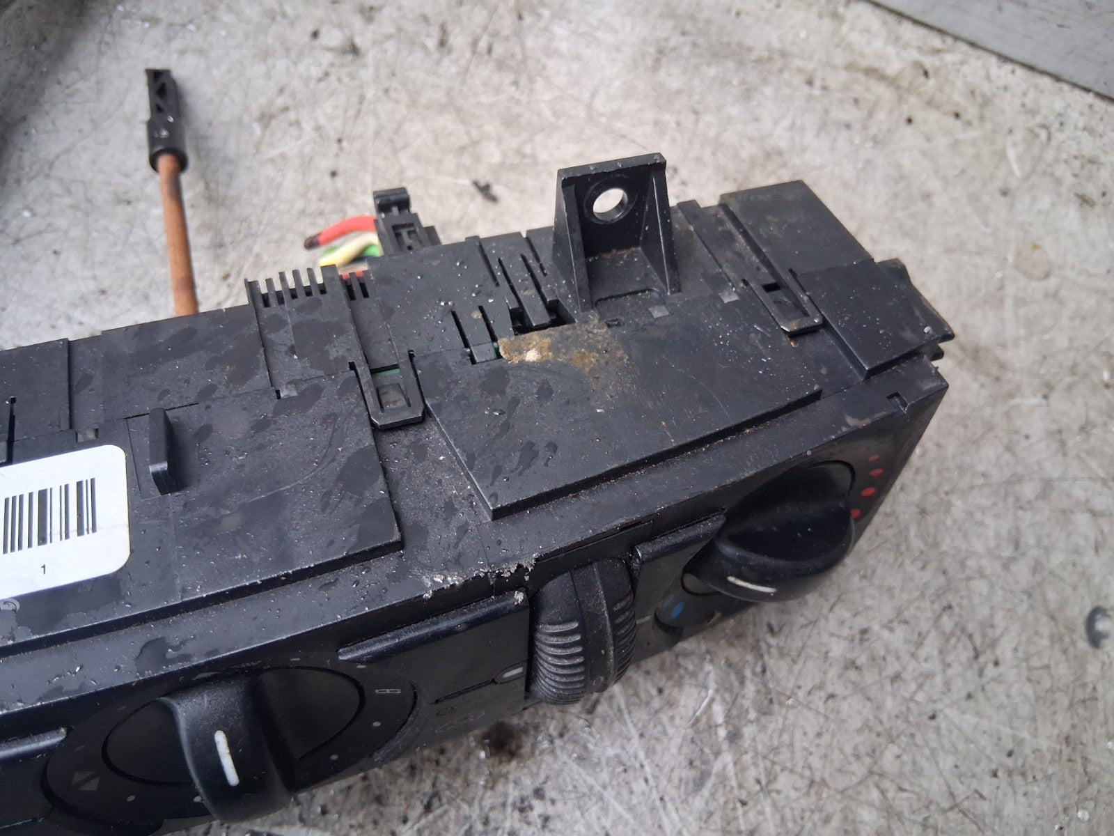 2016 MERCEDES SPRINTER W906 AC HEATER CLIMATE CONTROL PANEL SWITCH A9068300485