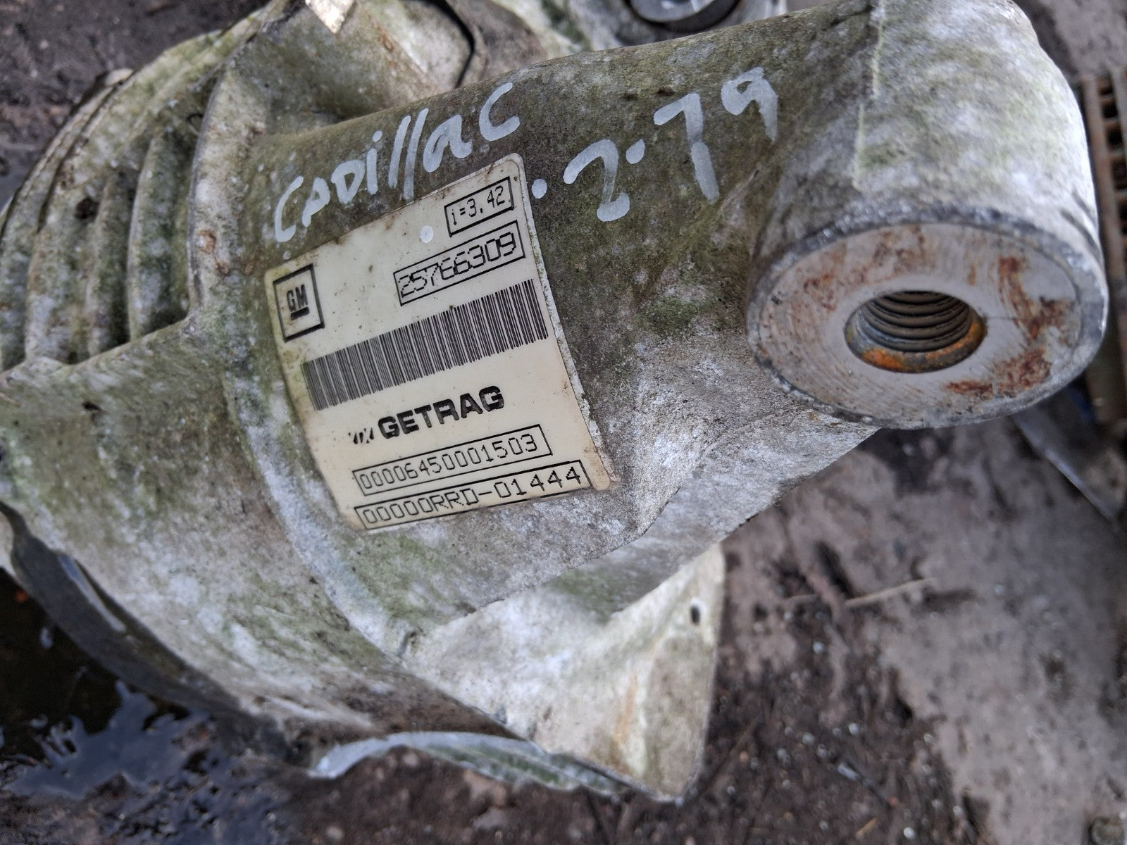 CADILLAC CTS 2007 2.79 PETROL REAR DIFF DIFFERENTIAL 25766309
