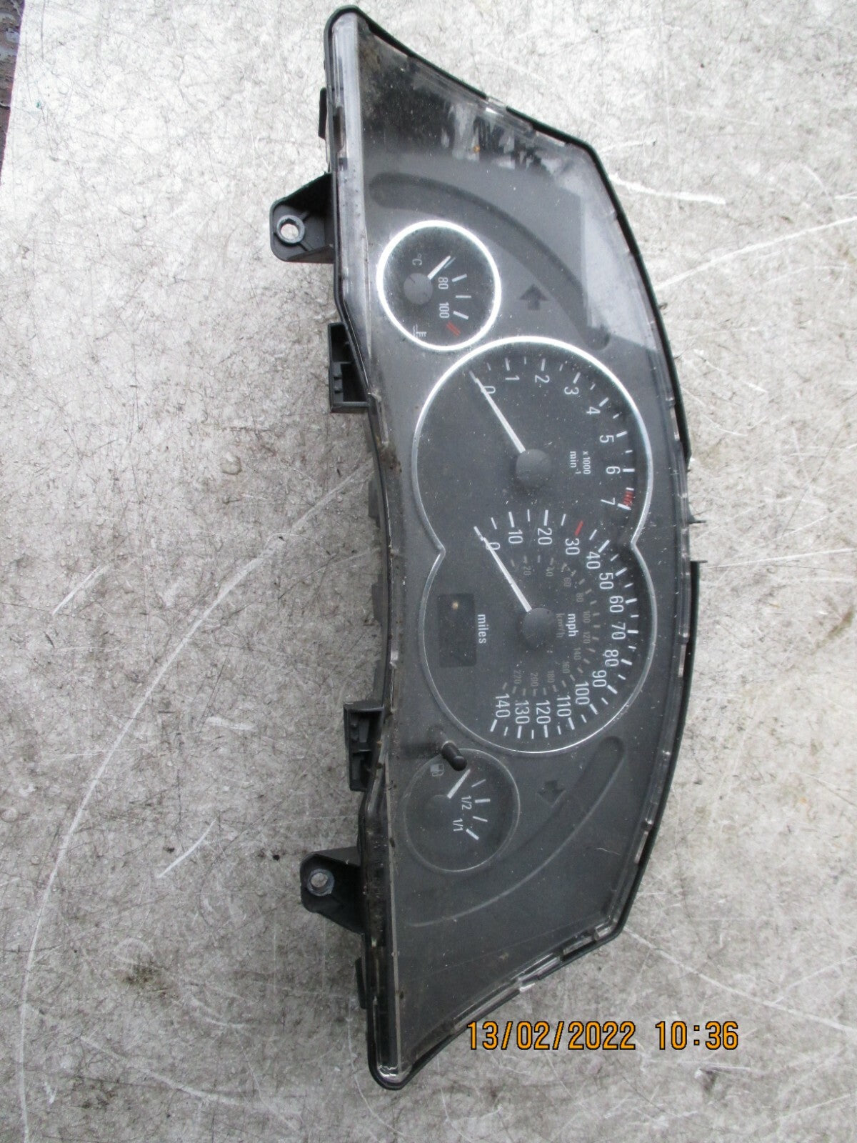 VAUXHALL MERIVA A 2006 MK1 SPEEDOMETER INSTRUMENT CLUSTER 13173384