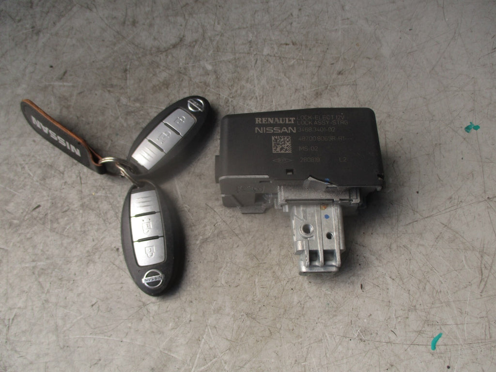 2019 NISSAN MICRA K14 MK5 IGNITION LOCK & REMOTE KEYS 487008065R