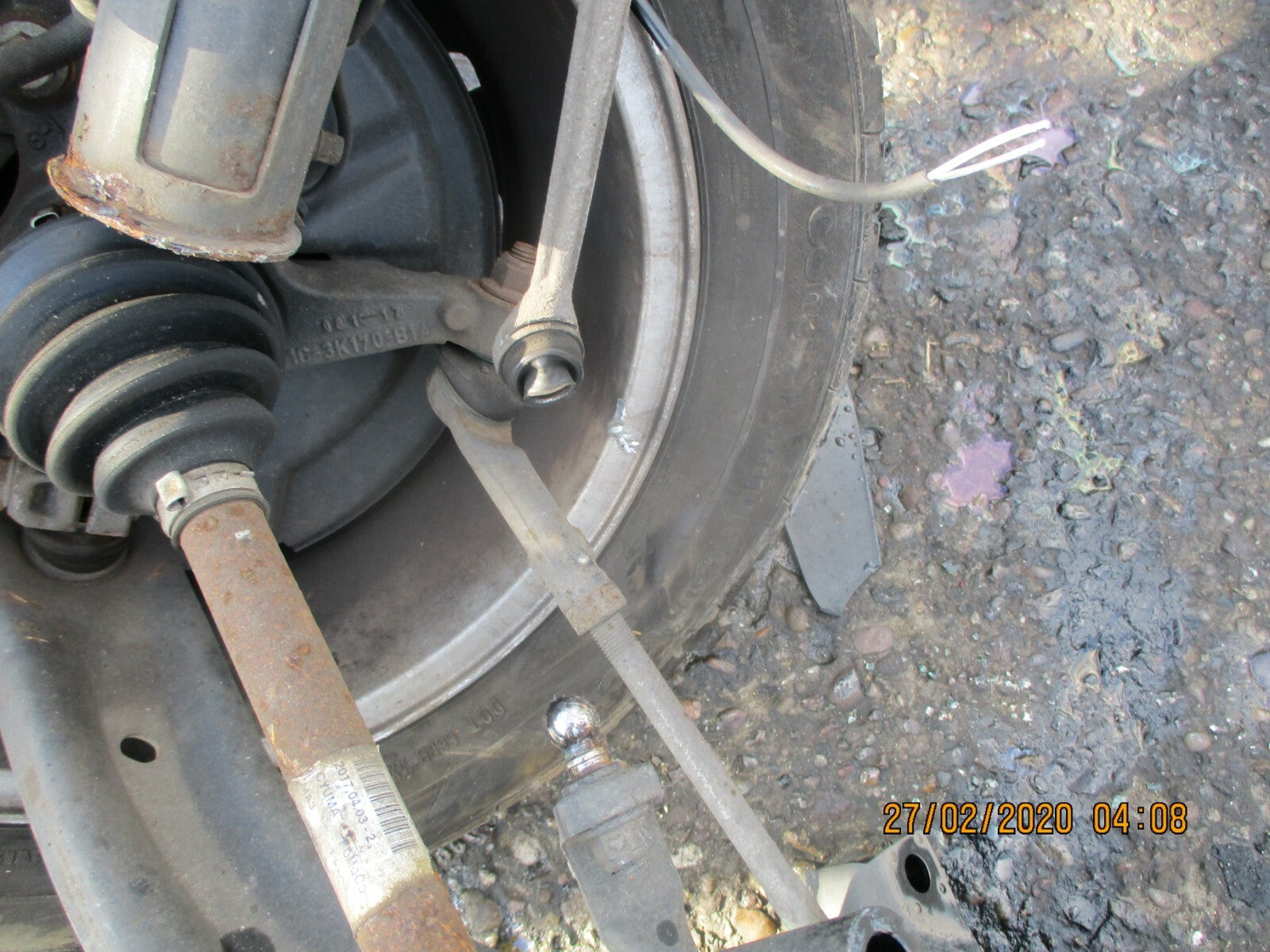 FORD B MAX 1.6 PETROL 2017 COMPLETE FRONT SUB FRAME AXLE DISC HUB SHOCK SPRING