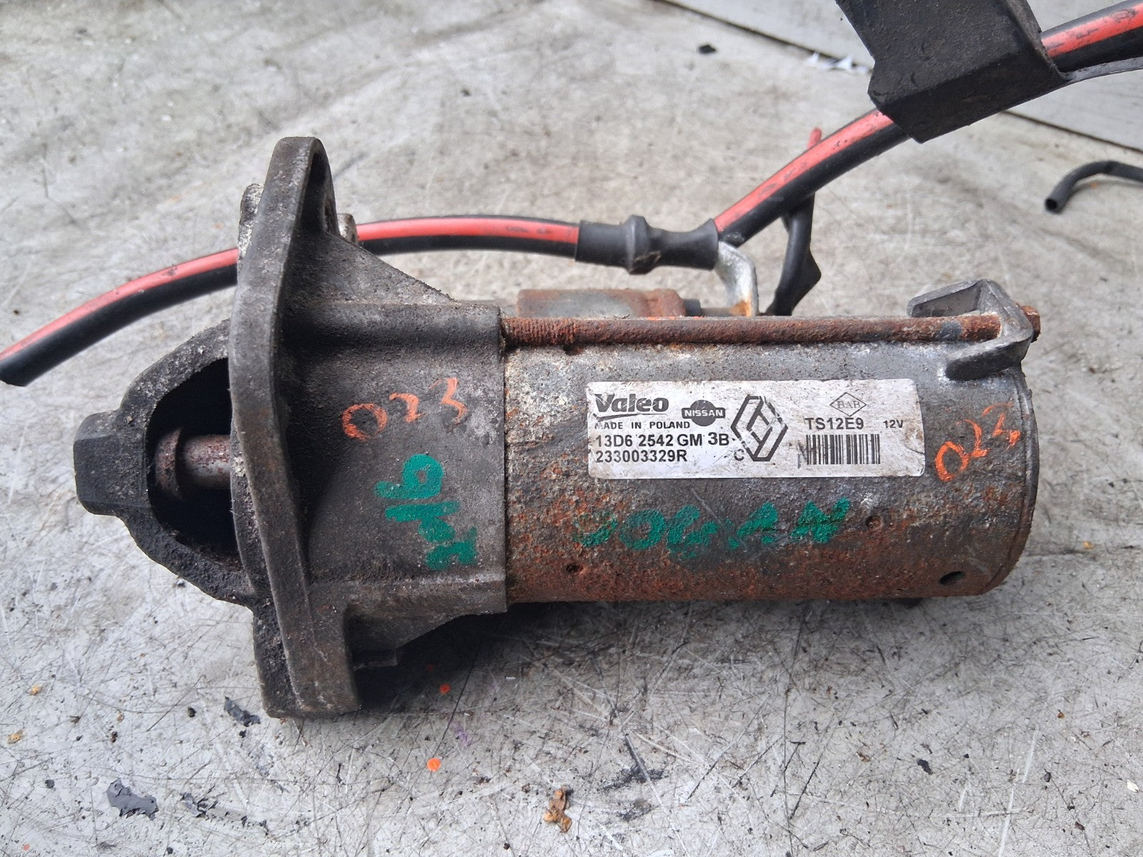 2016 DACIA LOGAN MK2 1.5 STARTER MOTOR 233003329R