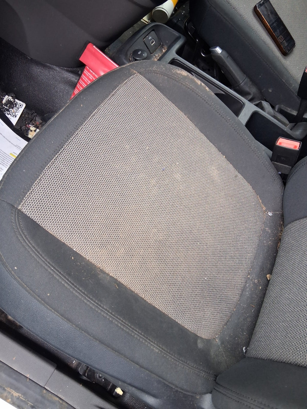 2024 FORD TRANSIT CONNECT MK2 NSF PASSENGER SIDE FRONT LEFT COMPLETE SEAT FABRIC