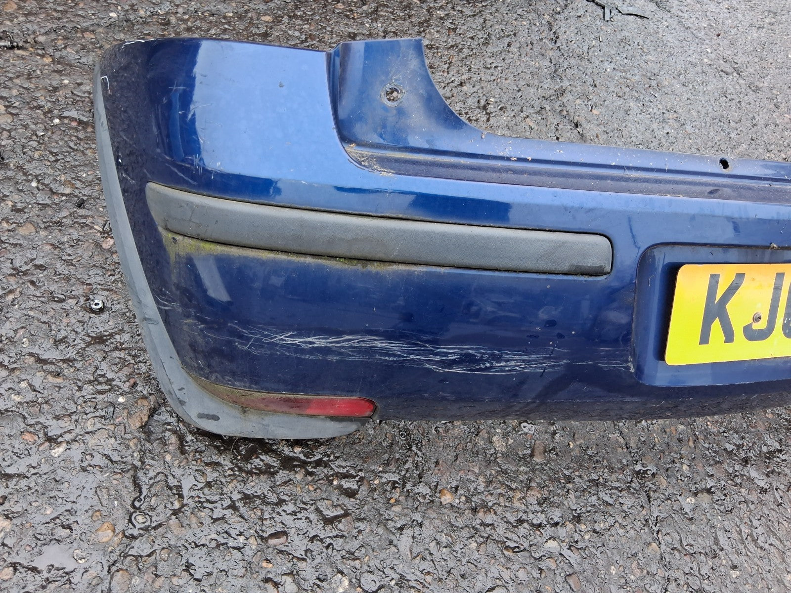2005 VAUXHALL CORSA C COMPLETE REAR BUMPER BLUE