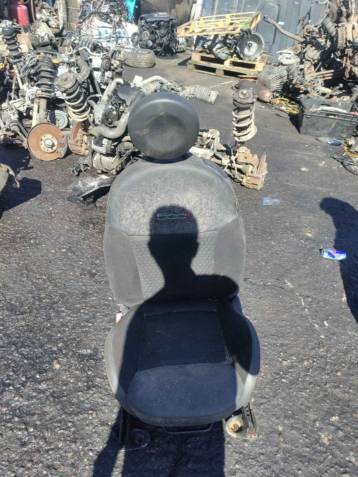 FIAT 500 2014 NSF PASSENGER SIDE FRONT SEAT