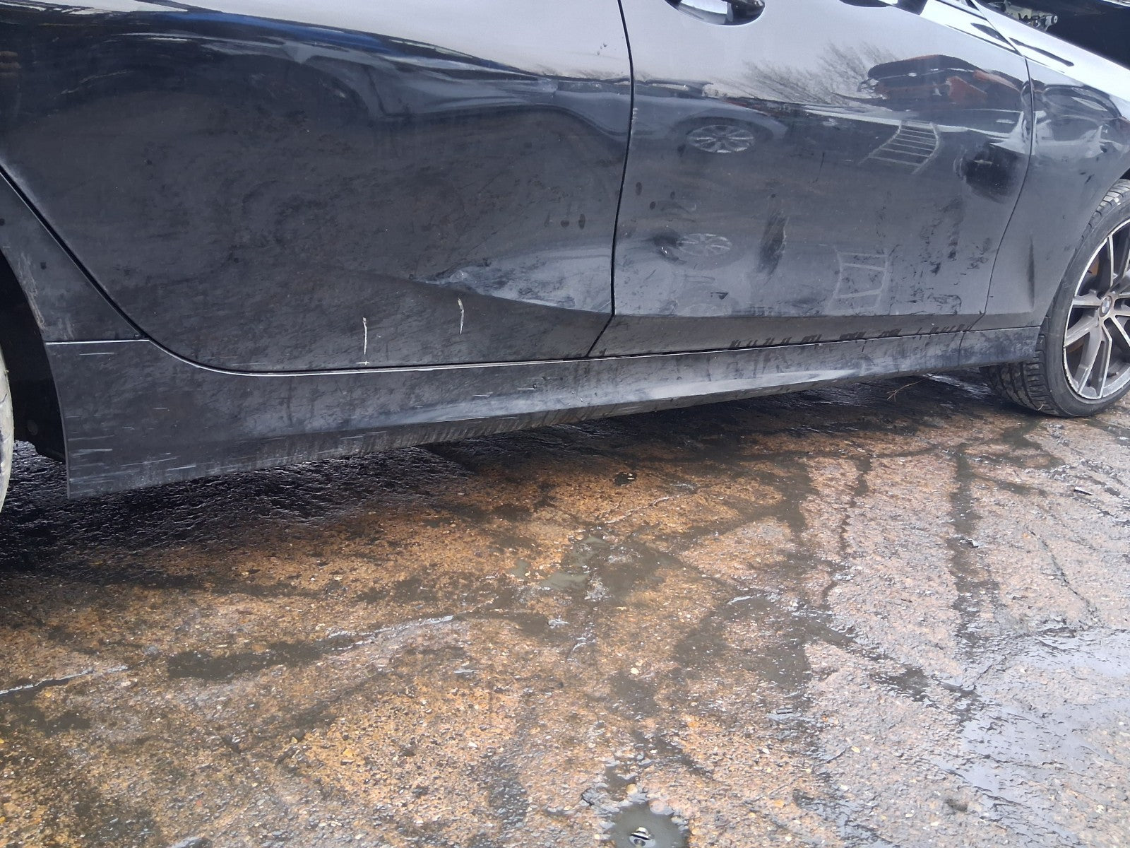 2019 BMW 3 SERIES SALOON G20 OS DRIVER SIDE SKIRT VALANCE BLACK SAPPHIRE MET 475