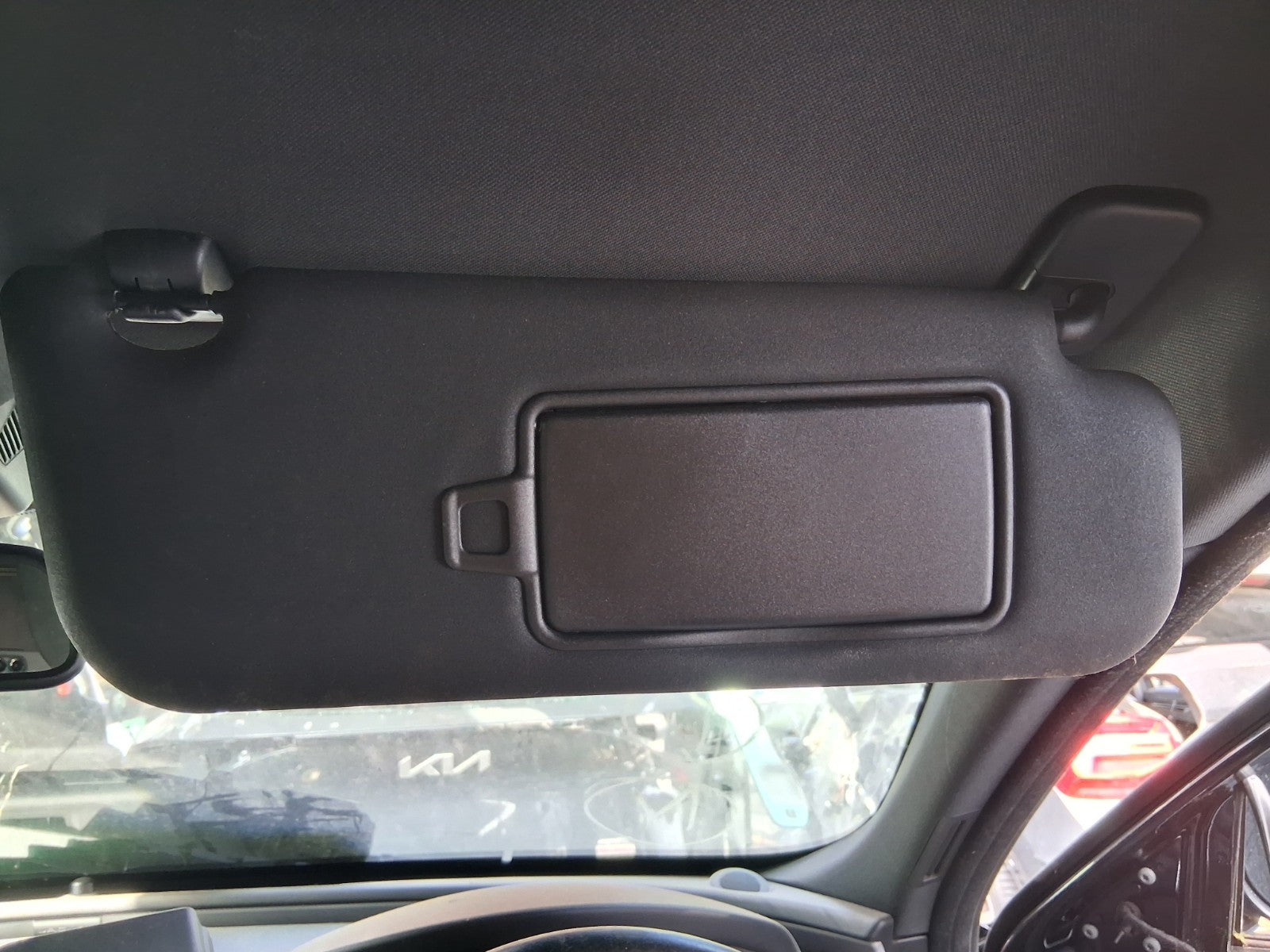 2017 JAGUAR XE OSF DRIVER SIDE FRONT RIGHT SUN VISOR SHADE