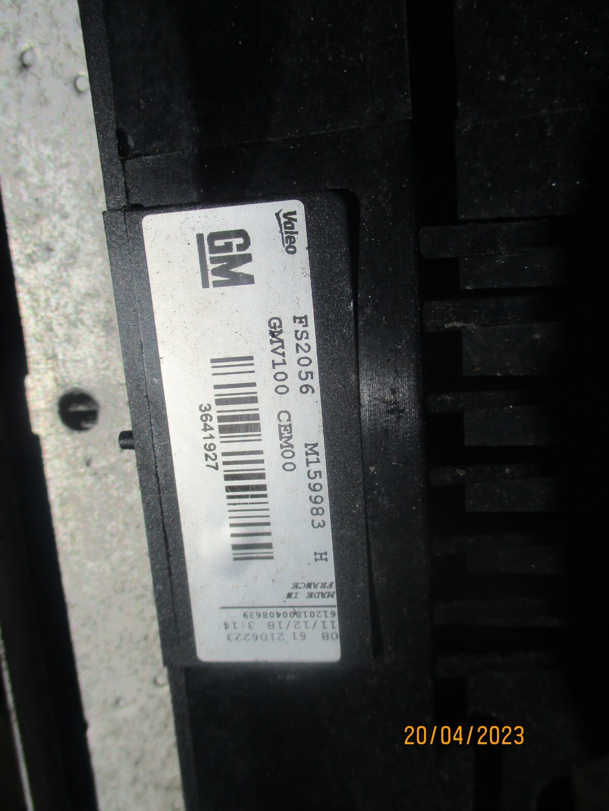 PEUGEOT 208 2018 1.2 PETROL RADIATOR 9684522780 RP54