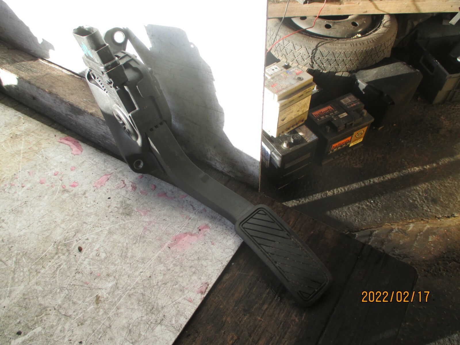 FORD ECOSPORT 2016 THROTTLE ACCELERATOR PEDAL 8V219F836A3B