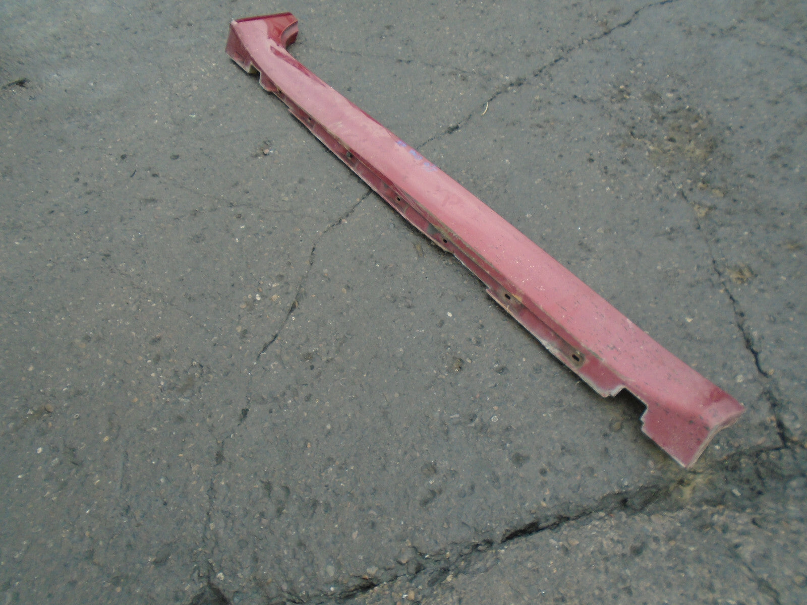 JAGUAR XF FACELIFT 2013 OS DRIVER SIDE SKIRT VALANCE IN RED CAJ