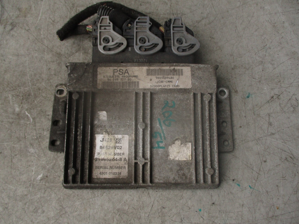 2005 PEUGEOT 206 1.4 PETROL ENGINE CONTROL MODULE ECU 9655659480