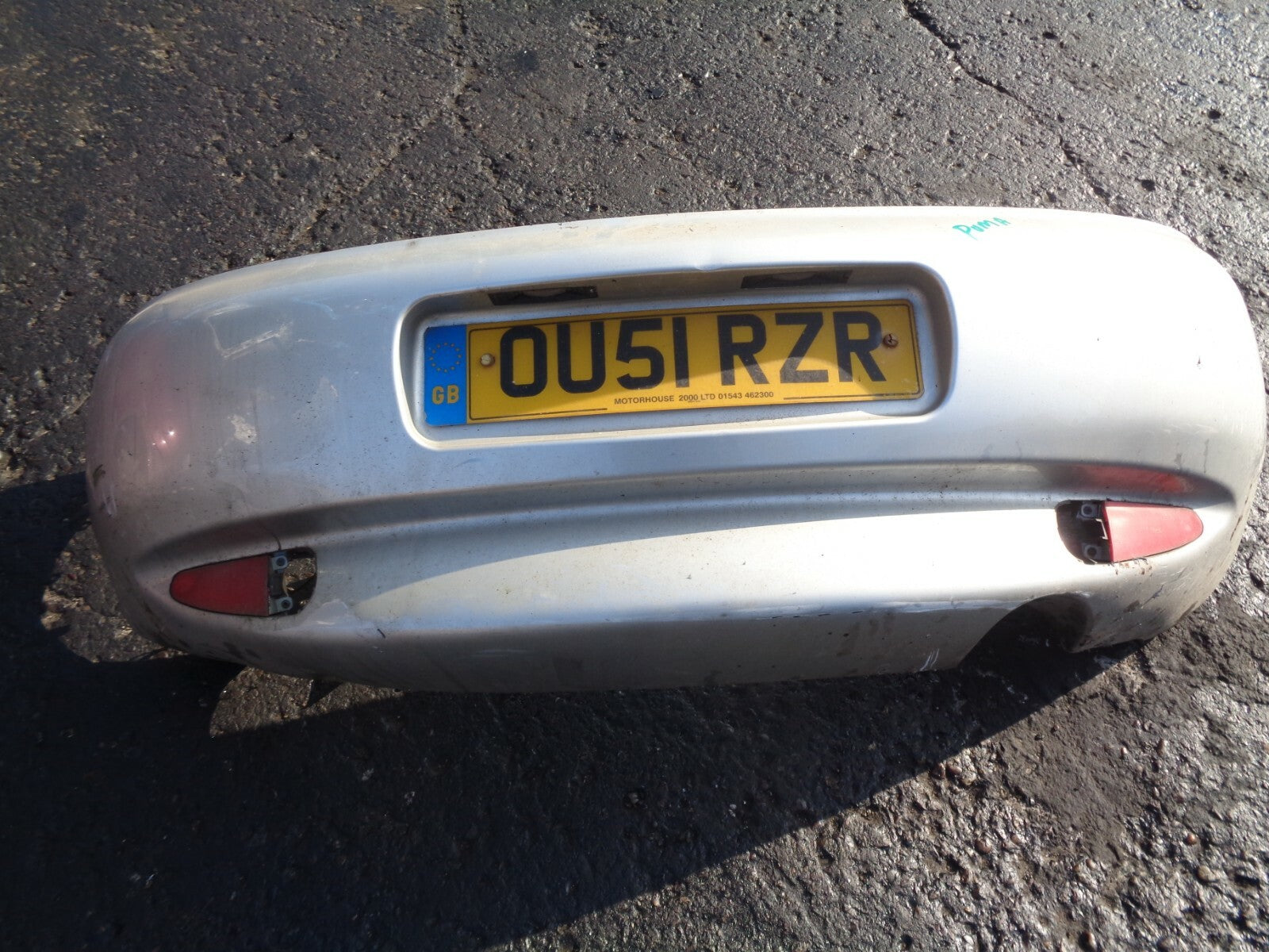 FORD PUMA THUNDER 2000-2002 REAR BUMPER SILVER
