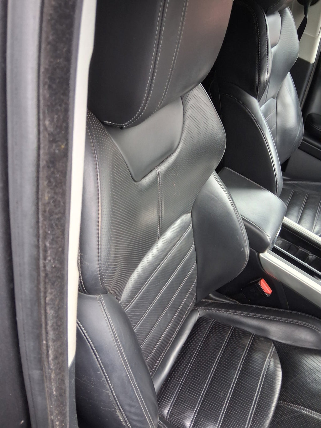 2016 RANGE ROVER EVOQUE L538 OSF DRIVER FRONT COMPLETE SEAT FULL LEATHER BLACK