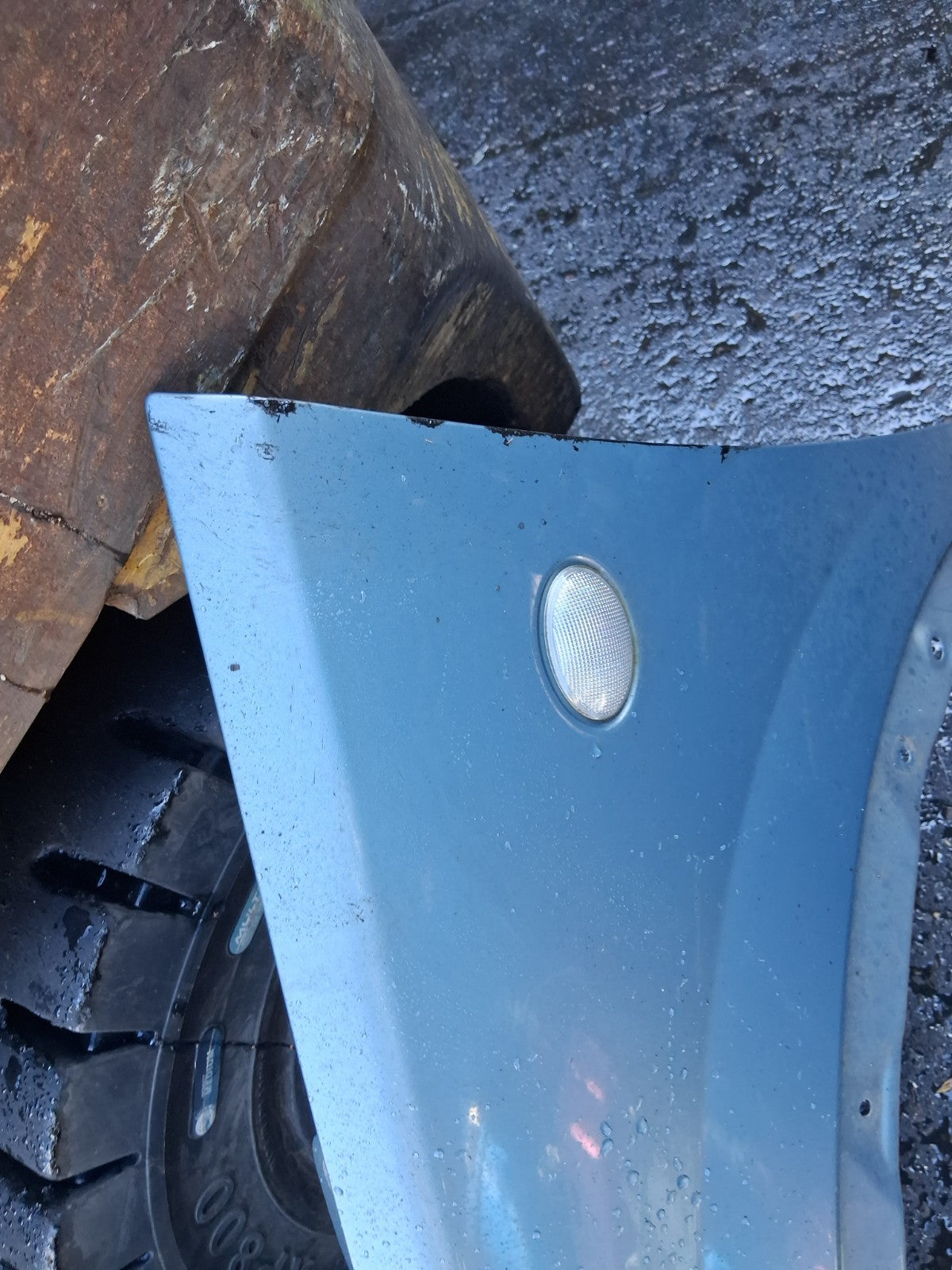 2006 VAUXHALL CORSA C NSF PASSENGER SIDE FRONT LEFT WING PANEL BLUE