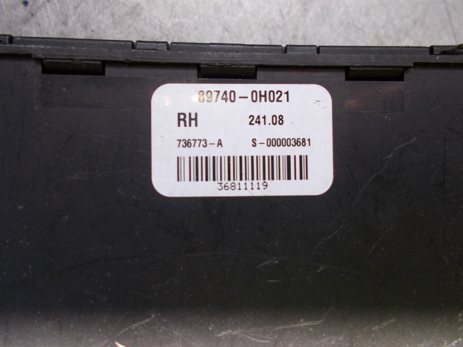 2005 - 2014 PEUGEOT 107 CITROEN C1 AYGO CENTRAL LOCKING ECU 897400H021