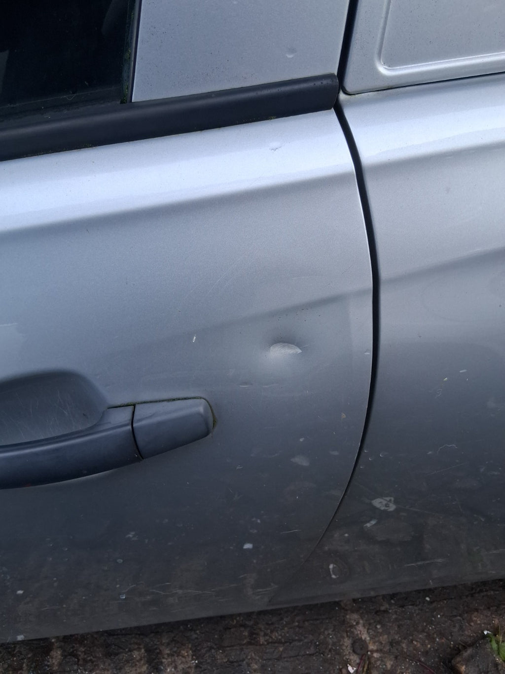 2018 VAUXHALL CORSA E 3 DOOR CORSA VAN NS PASSENGER SIDE LEFT BARE DOOR SILVER