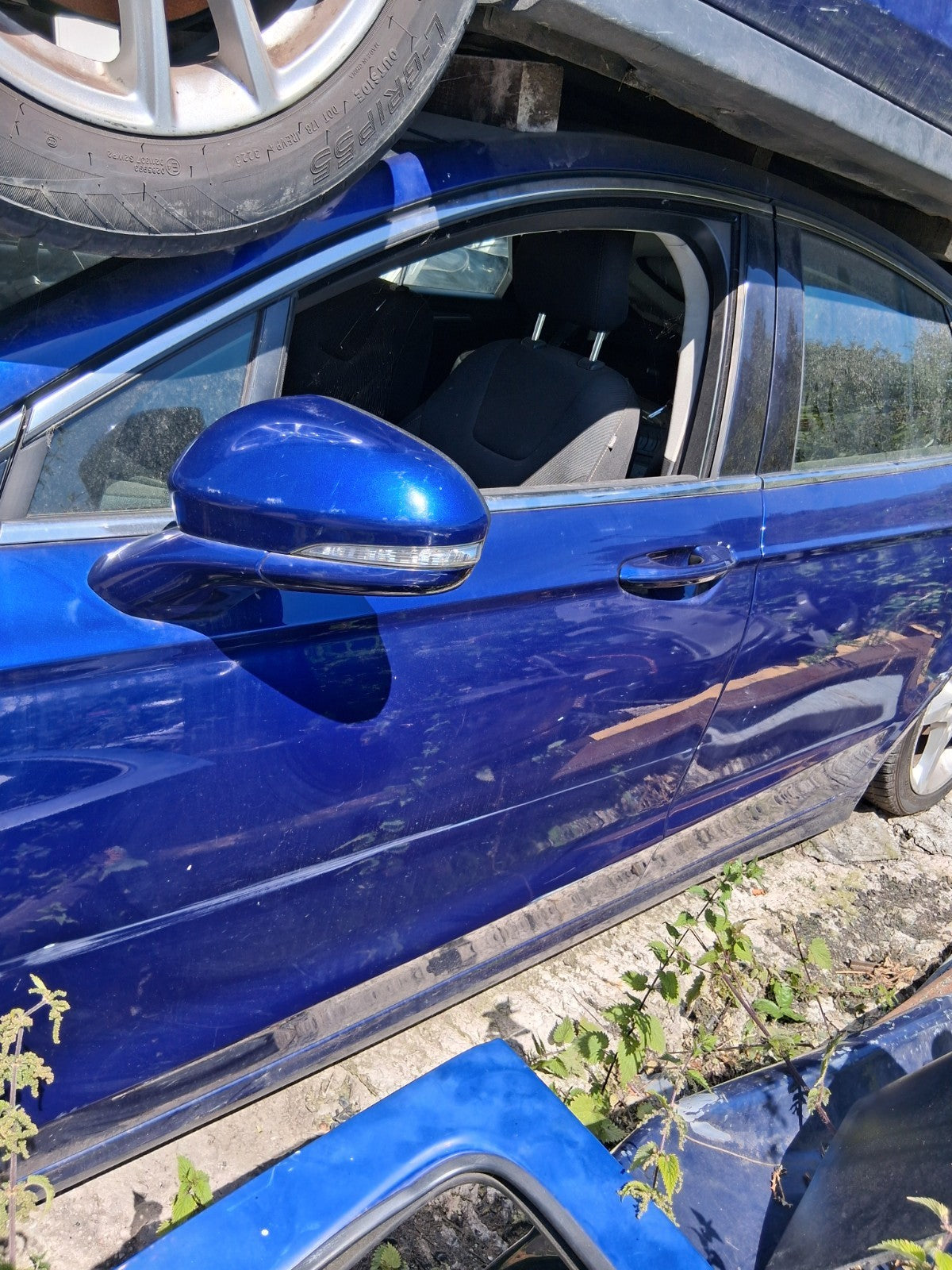 2016 FORD MONDEO MK5 HATCHBACK NSF PASSENGER SIDE BARE DOOR WEDGEWOOD BLUE LD