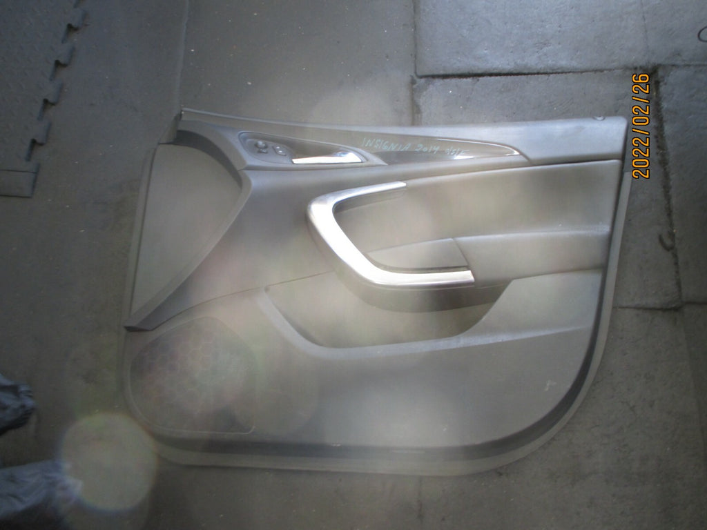 VAUXHALL INSIGNIA 2014 MK1 OSF FRONT DRIVER SIDE DOOR CARD PANEL