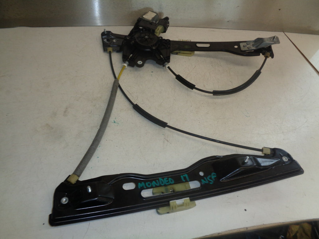 FORD MONDEO MK5 2017 NSF PASSENGER FRONT WINDOW MOTOR REGULATOR DS73F23201BG