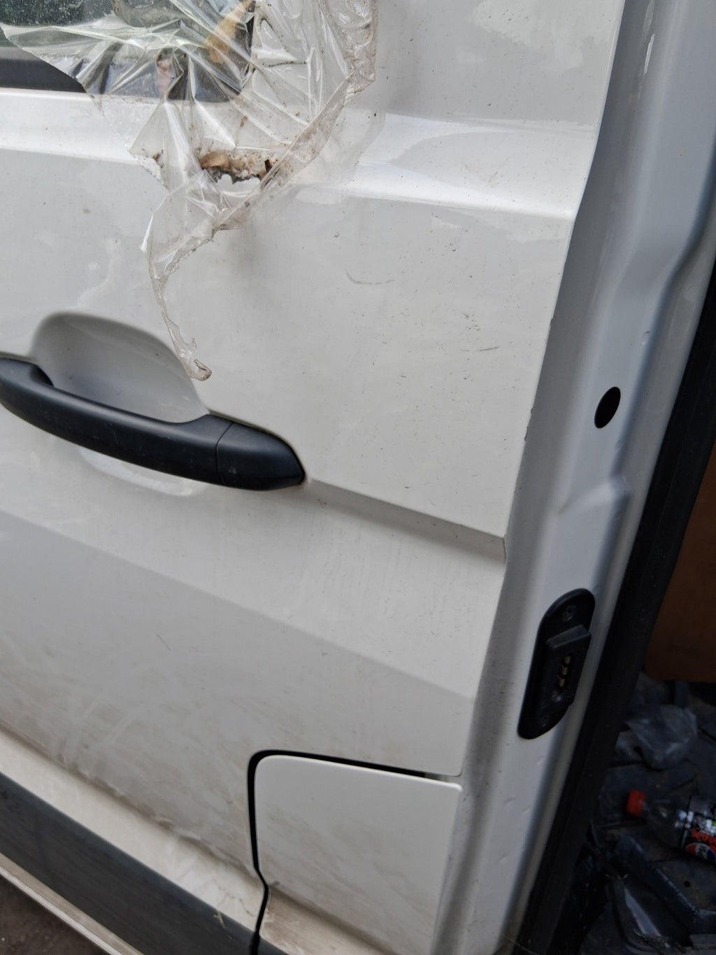 2022 VW VOLKSWAGEN CRAFTER MK2 NSF PASSENGER SIDE FRONT LEFT BARE DOOR WHITE