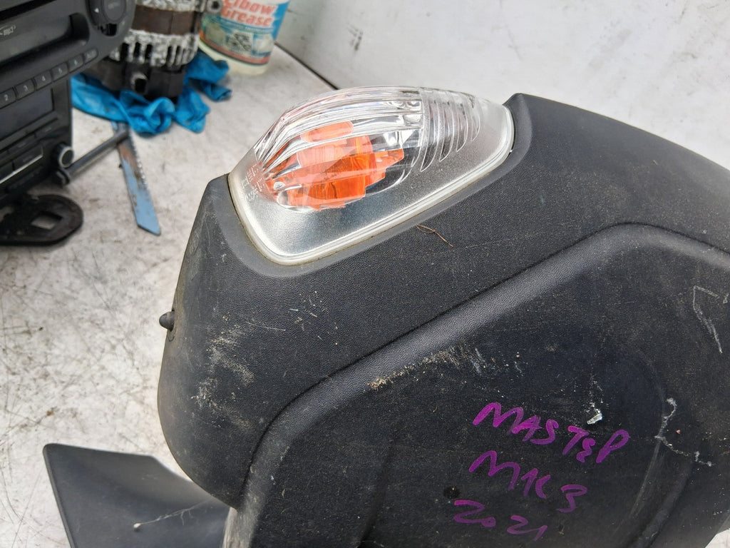2024 RENAULT MASTER MK3 OSF DRIVER SIDE FRONT WING MIRROR BLACK
