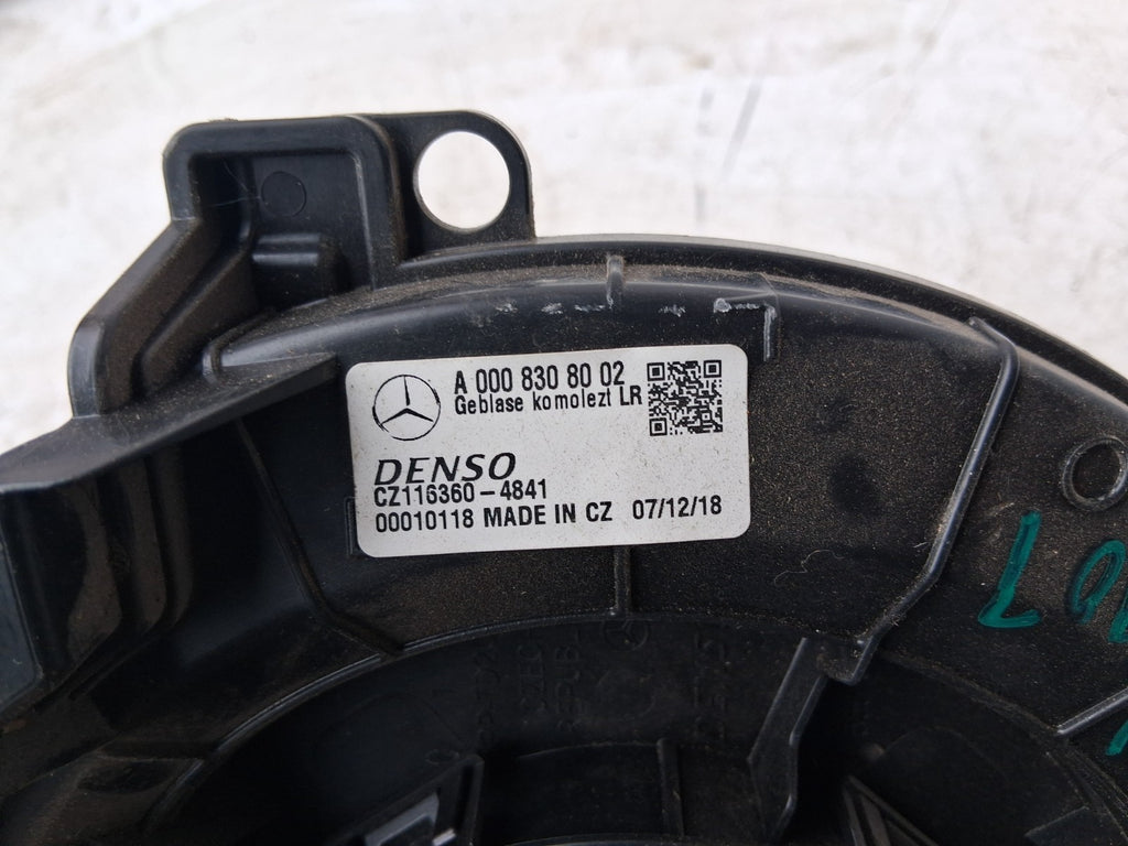 2021 MERCEDES BENZ SPRINTER W907 HEATER BLOWER MOTOR FAN A0008308002