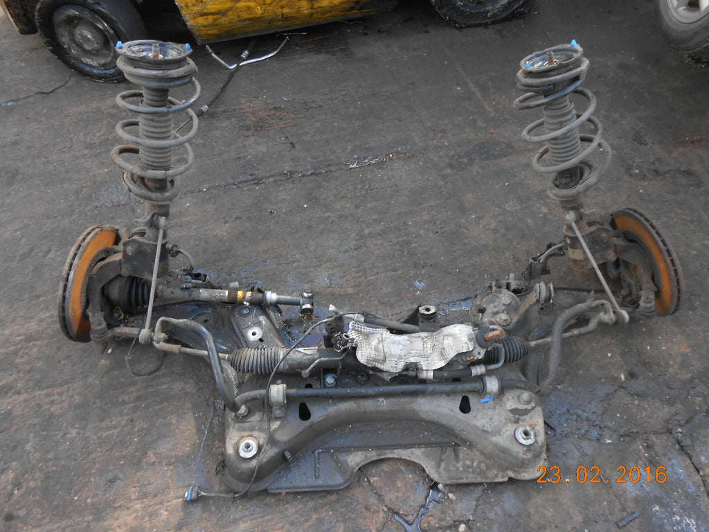 RENAULT VEL SATIS 2002 2.0 16V COMPLETE SUBFRAME STEERING RACK HUB CALIPER SHOCK