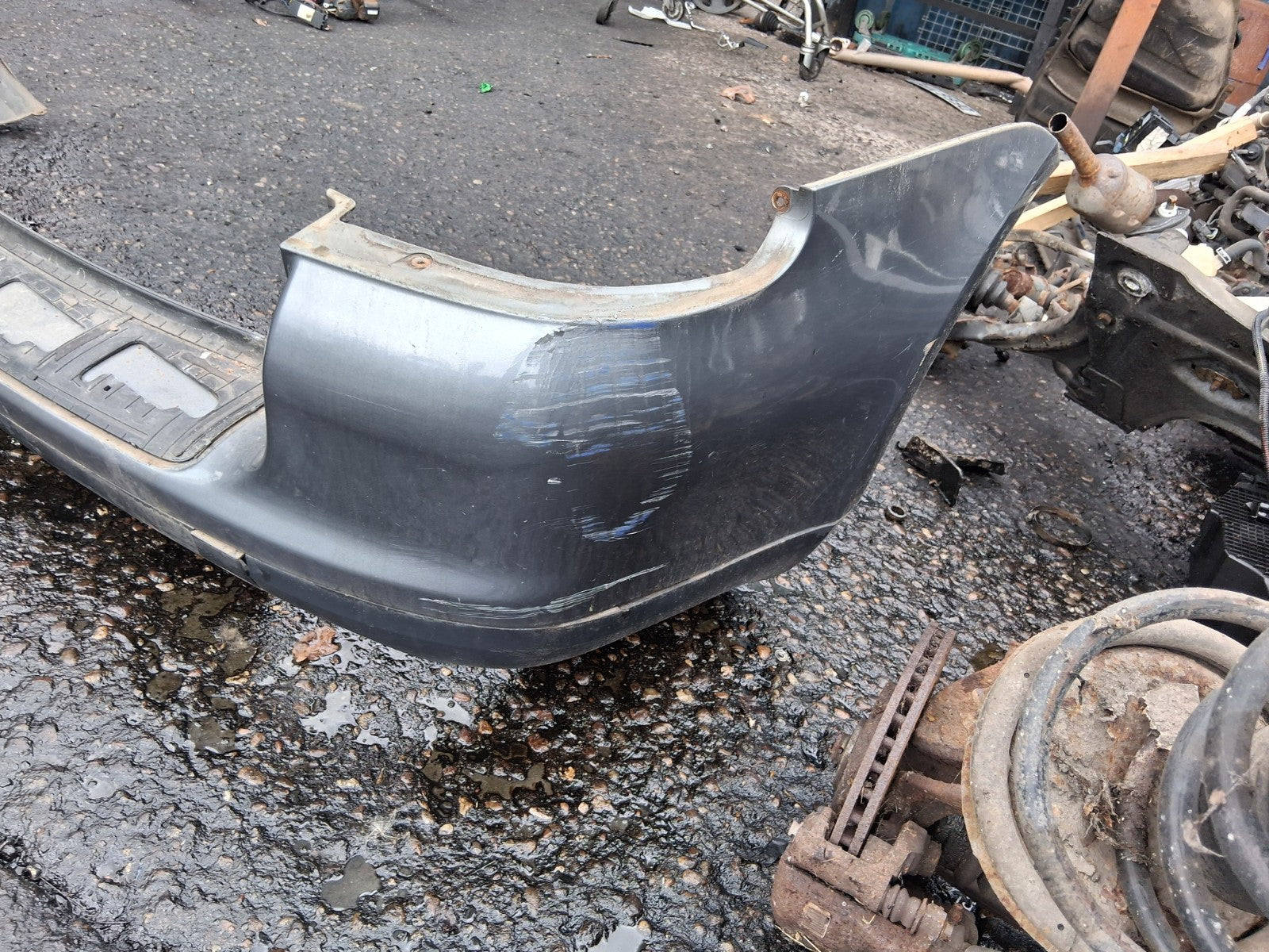 2003 PORSCHE CAYENNE MK1 REAR HATCHBACK BUMPER TITAN GREY D7Z