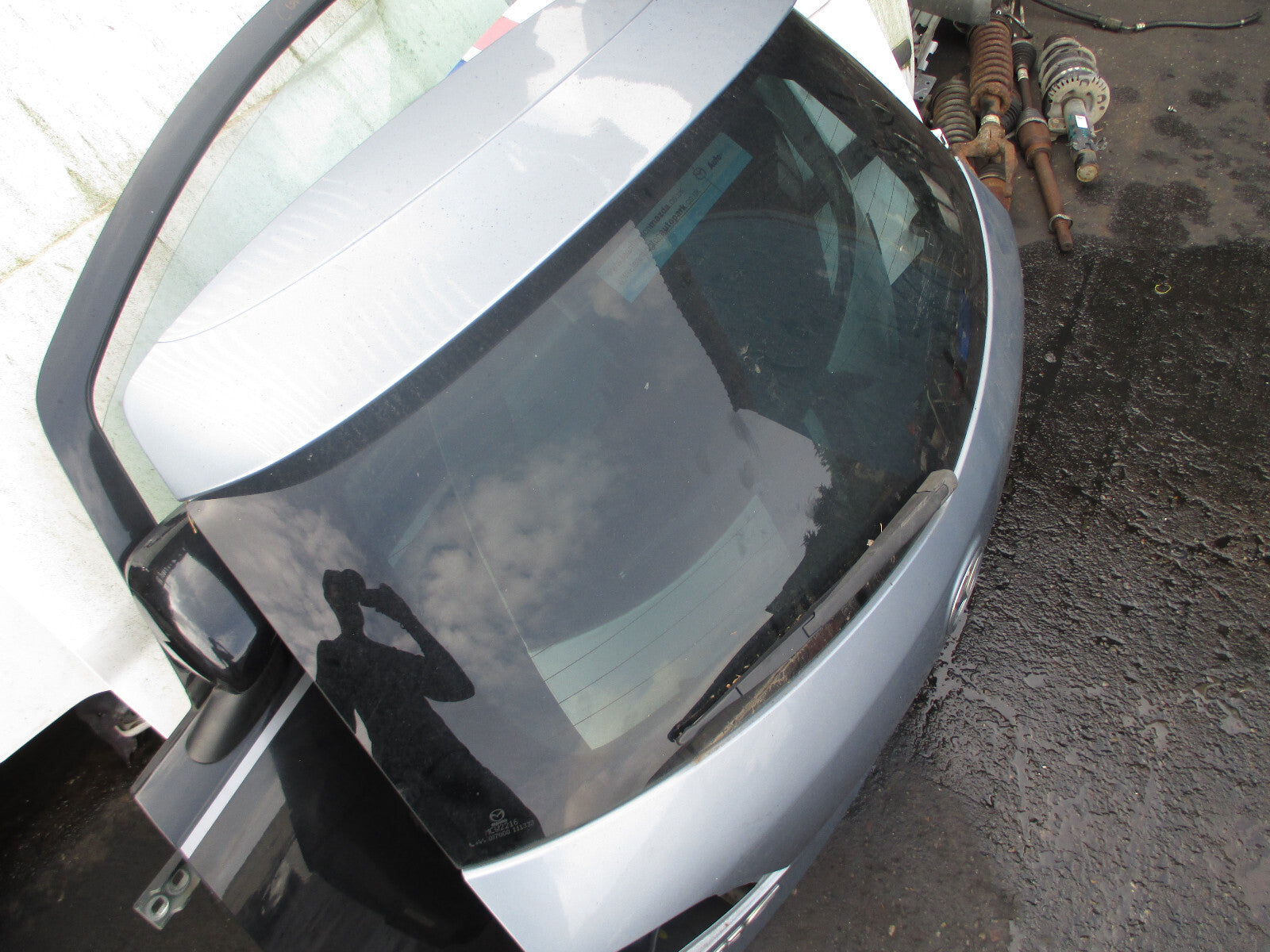 MAZDA 6 MK2 GH ESTATE 2010 REAR BARE TAILGATE BOOTLID BLUE SILVER