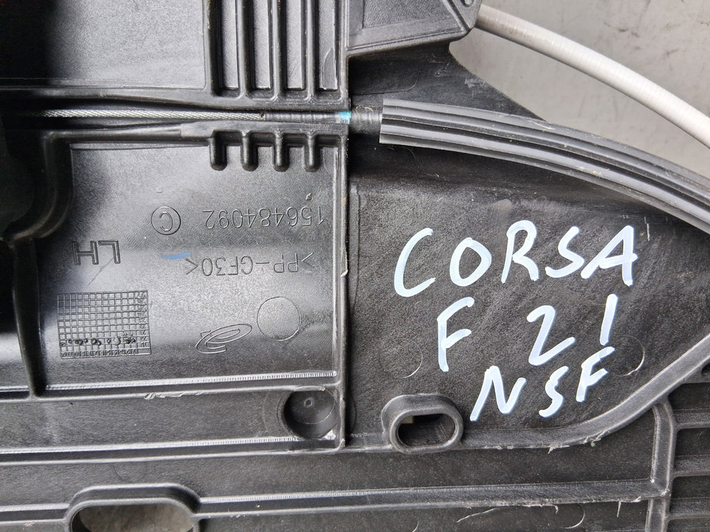 VAUXHALL CORSA F 2021 NSF PASSENGER SIDE FRONT LEFT WINDOW REGULATOR 9832821680