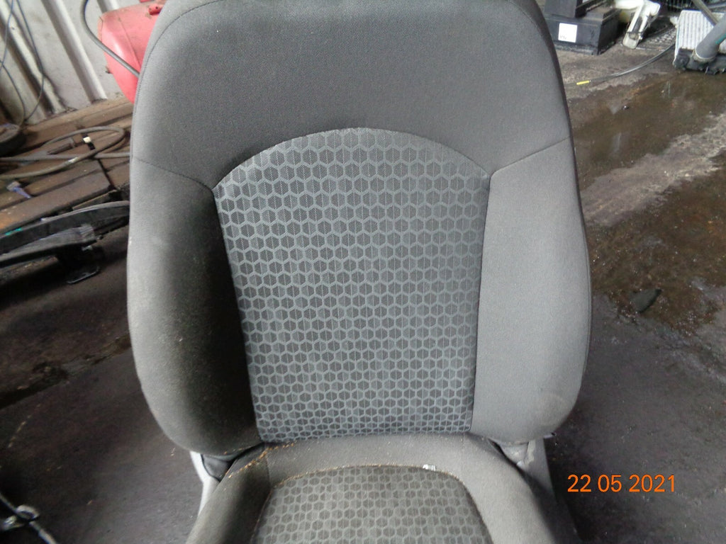 VAUXHALL CORSA E 2018 NSF PASSENGER SIDE FRONT CLOTH SEAT ASSEMBLY