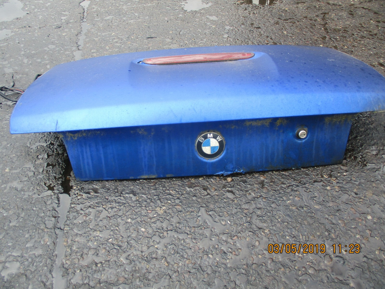 BMW Z3 E36 CONVERTIBLE BOOTLID TAILGATE BOOT COMPLETE BLUE