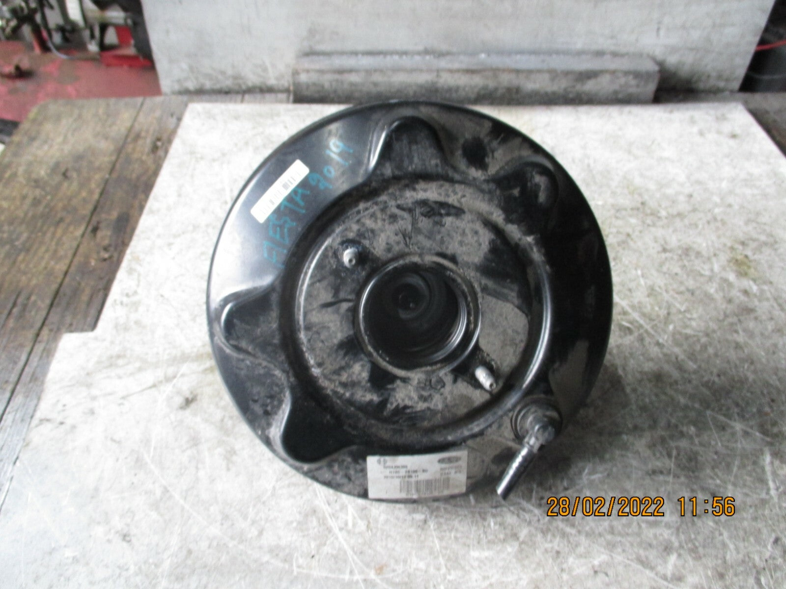 FORD FIESTA 2019 MK8 1.0 PETROL BRAKE SERVO H1BC-2B195-BD