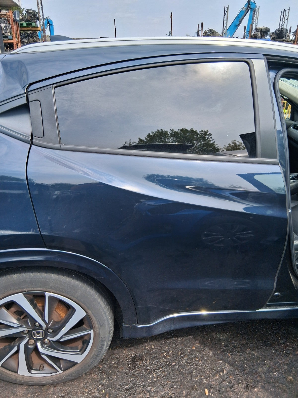 2020 HONDA HR-V FACELIFT OSR DRIVER SIDE REAR BARE DOOR MIDNIGHT BLUE B610M