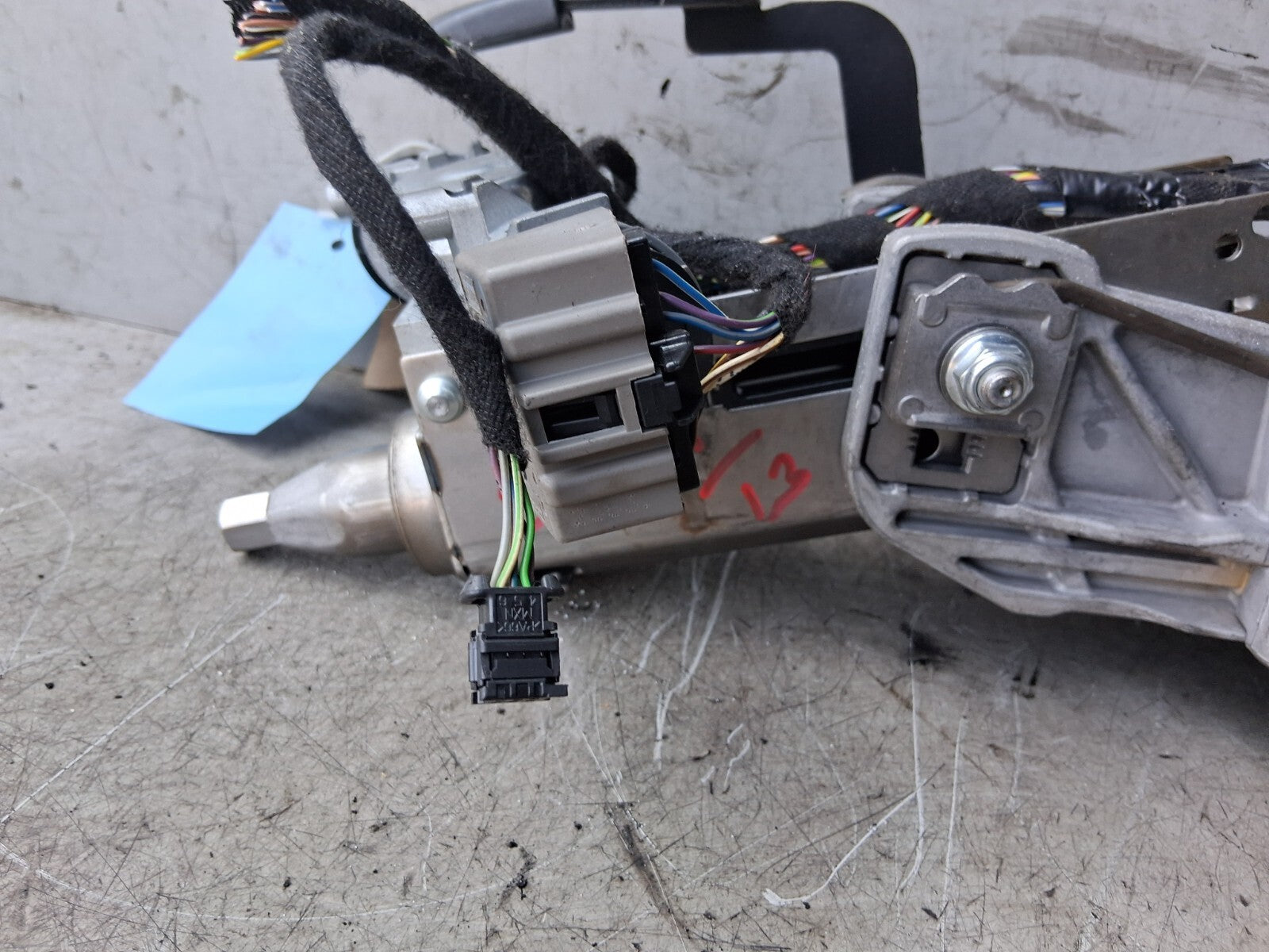 2013 FORD S MAX MK1 STEERING COLUMN & IGNITION BARREL WITH KEY 6G9N3C529