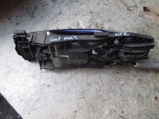 2016 VW VOLKSWAGEN GOLF MK7 NSR PASSENGER SIDE REAR EXTERIOR DOOR HANDLE