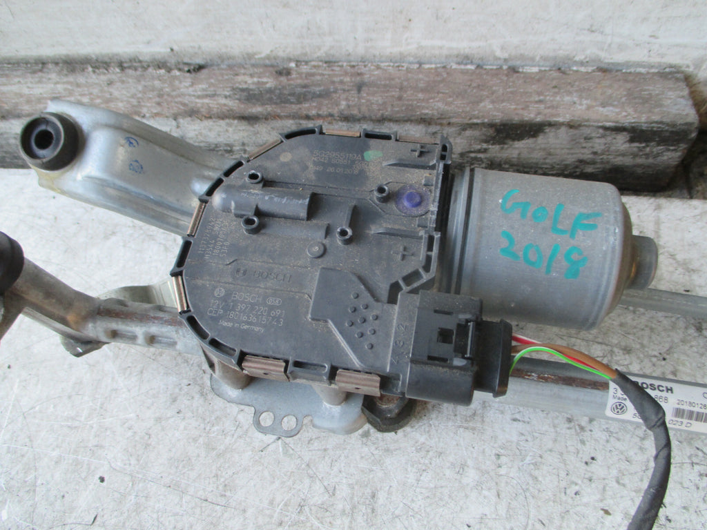 VW VOLKSWAGEN GOLF 2018 MK7 FRONT WINDSCREEN WIPER MOTOR LINKAGE 5G2955023D
