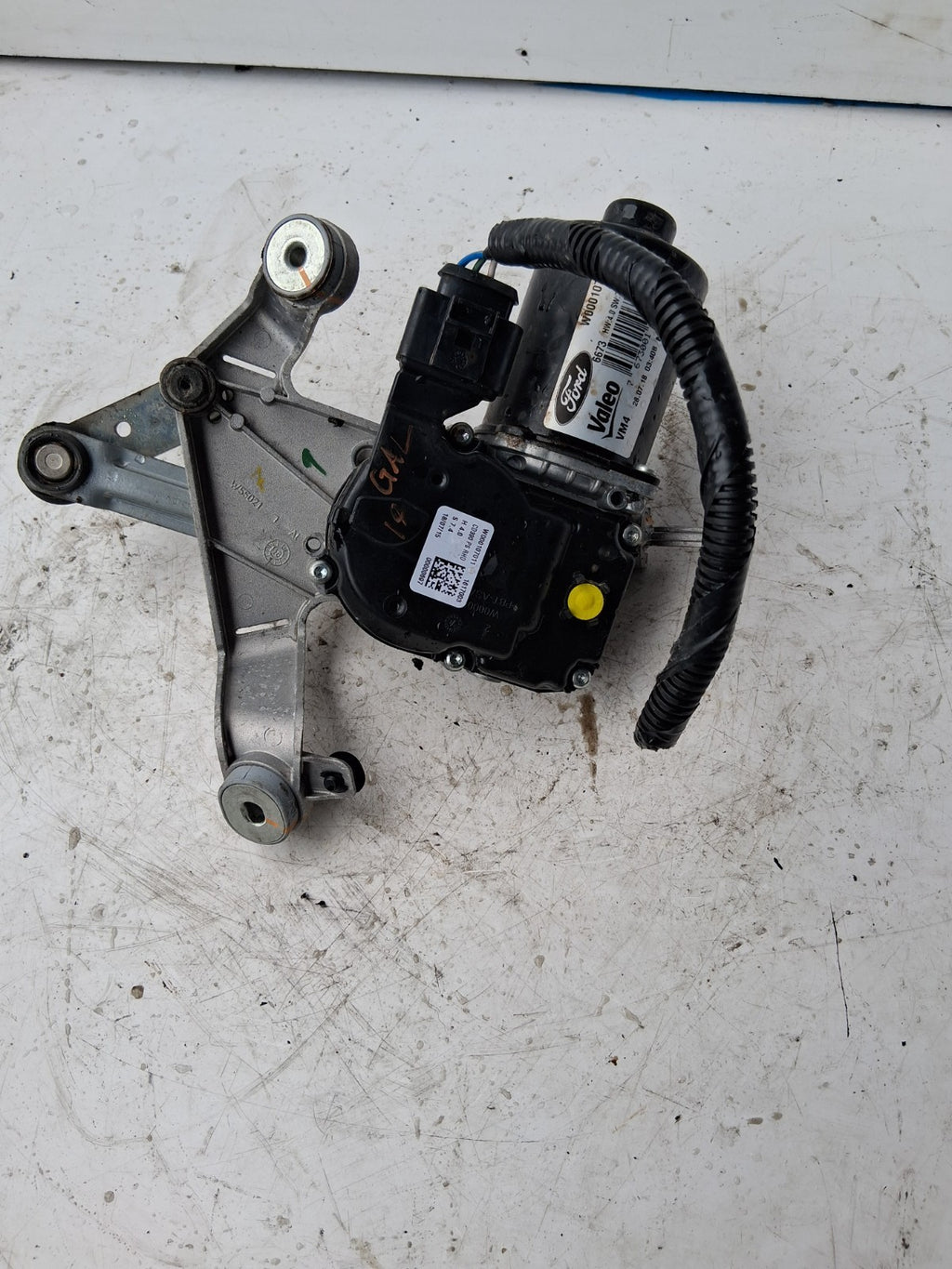 2019 FORD GALAXY MK4 NSF PASSENGER SIDE FRONT WIPER MOTOR W000107107