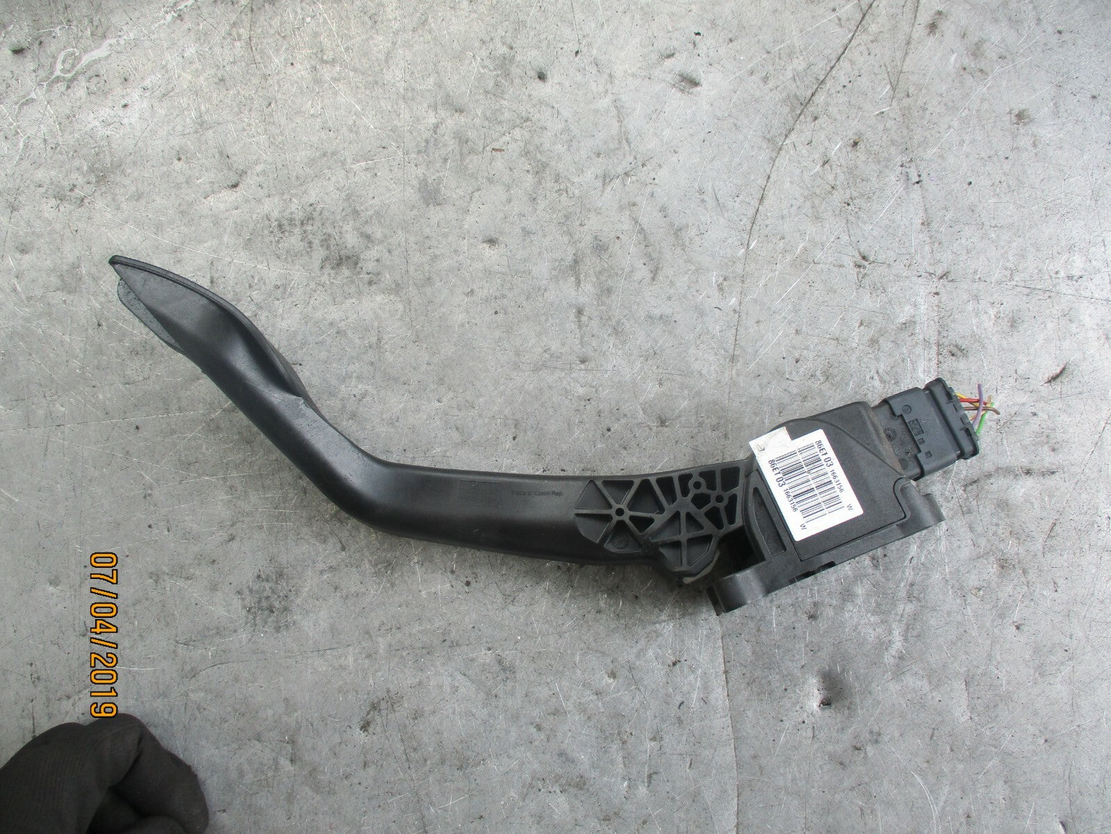 CITROEN DS3 2016 ELECTRIC ACCELERATOR THROTTLE PEDAL 9671434080
