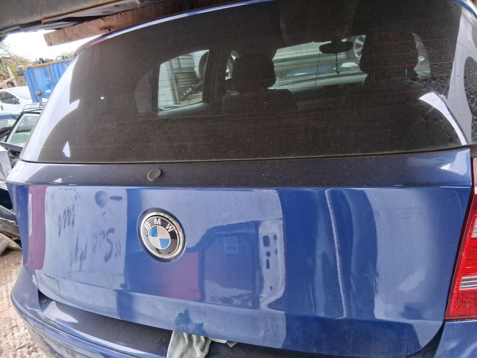 2011 BMW 1 SERIES COMPLETE TAILGATE BOOTLID DEEP SEA BLUE A76