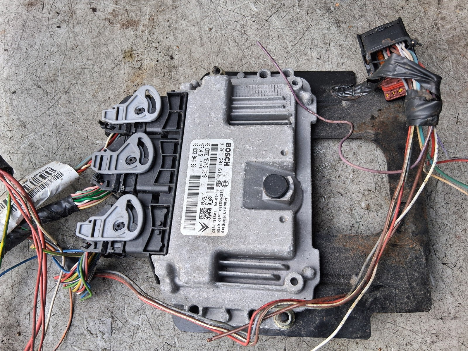 2006 PEUGEOT 307 ECU ENGINE CONTROL UNIT 9663394680
