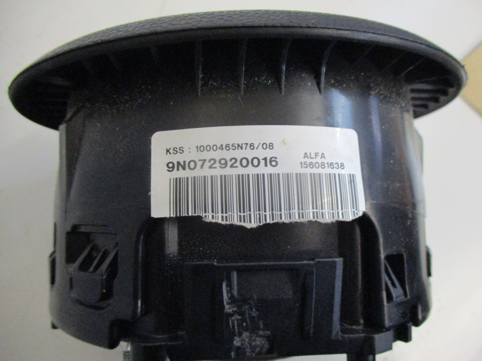 ALFA ROMEO 159 2008 OS DRIVER STEERING WHEEL AIRBAG AIR BAG UNIT ONLY 156081638