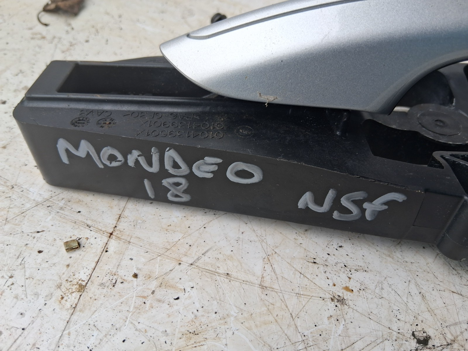 2018 FORD MONDEO MK5 NSF PASSENGER SIDE FRONT LEFT EXTERIOR DOOR HANDLE