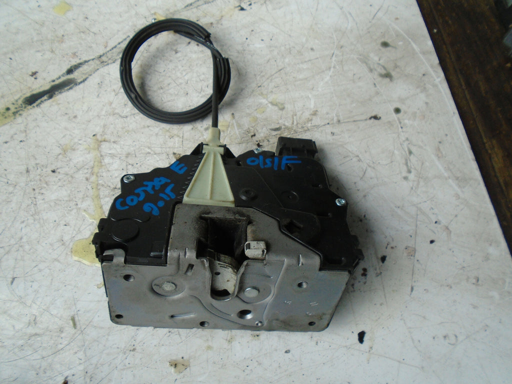 VAUXHALL CORSA E 2015 OSF DRIVER SIDE FRONT DOOR LOCK MECHNAISM 13431836